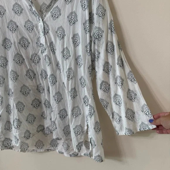 MADISON MATHEWS cotton top — size XL - Picture 3 of 7